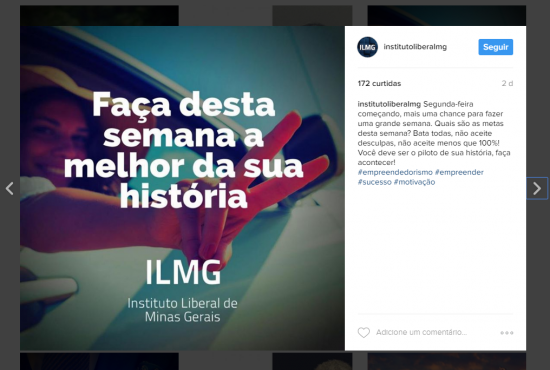 Instituto Liberal Minas Gerais Instagram