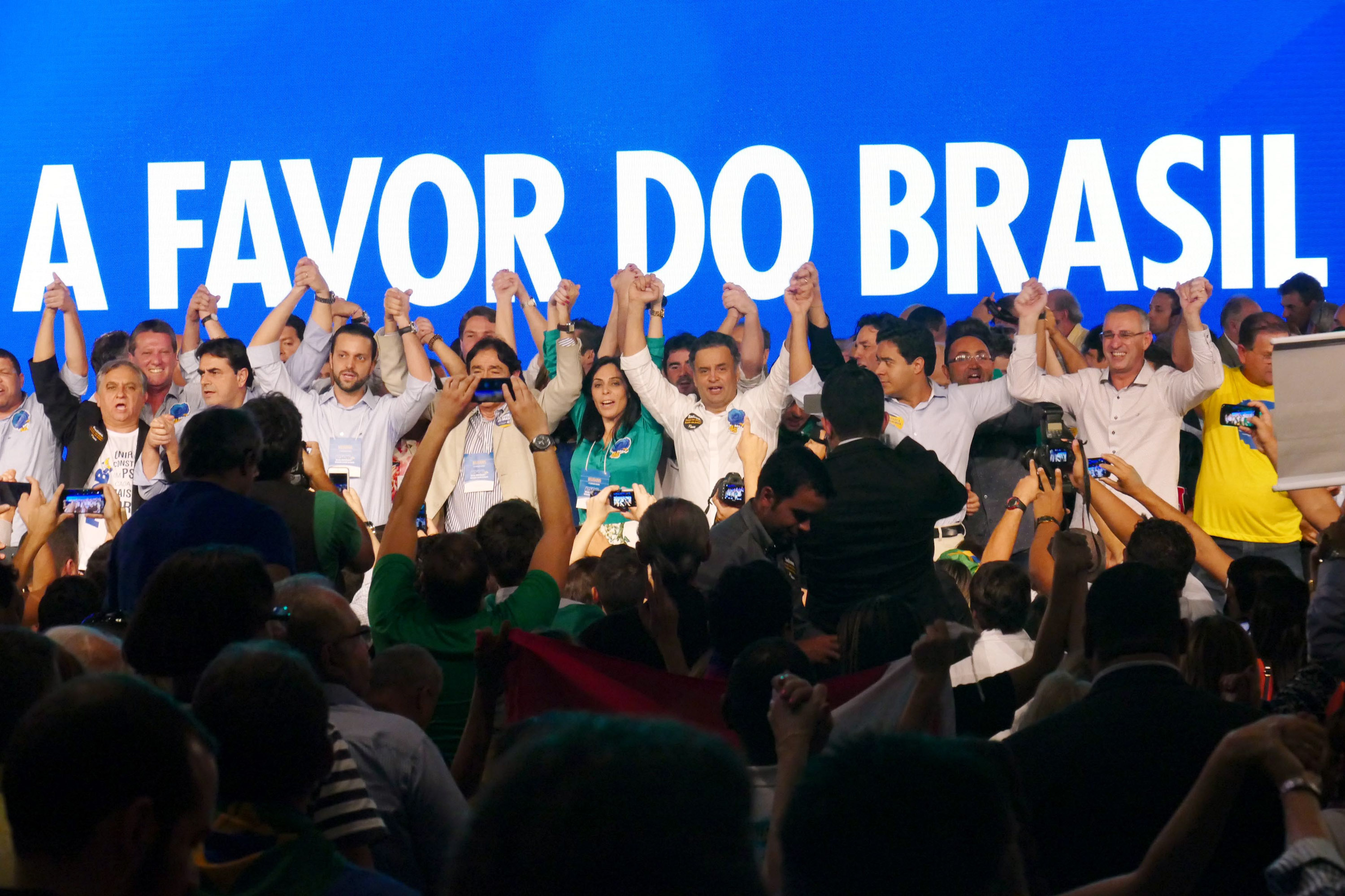 O senador Aécio Neves foi reconduzido à presidência do PSDB. (Foto: Orlando Brito)