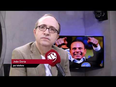 Reinaldo em programa da Jovem Pan comentando sobre Doria (Foto: Reprodução / Youtube)