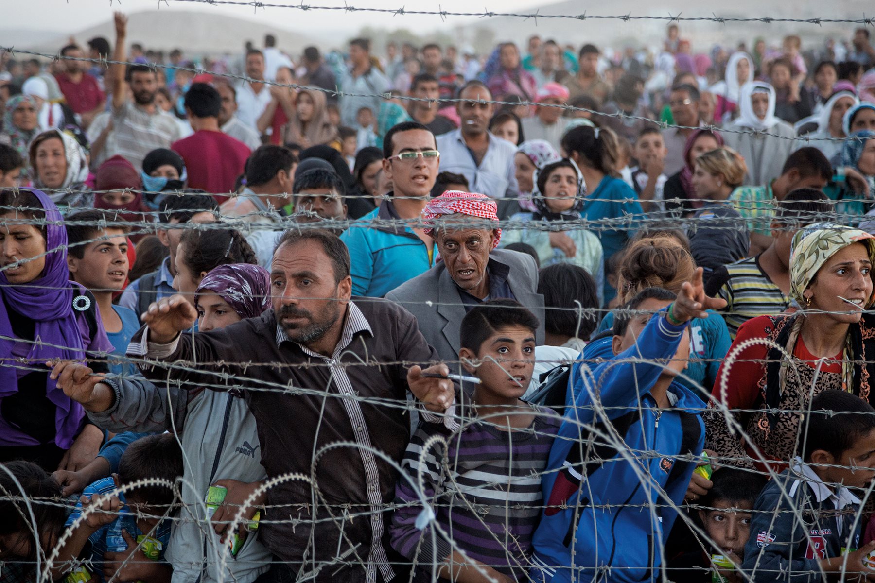 Refugiados do Oriente Médio (Foto: Reprodução / Politize!)