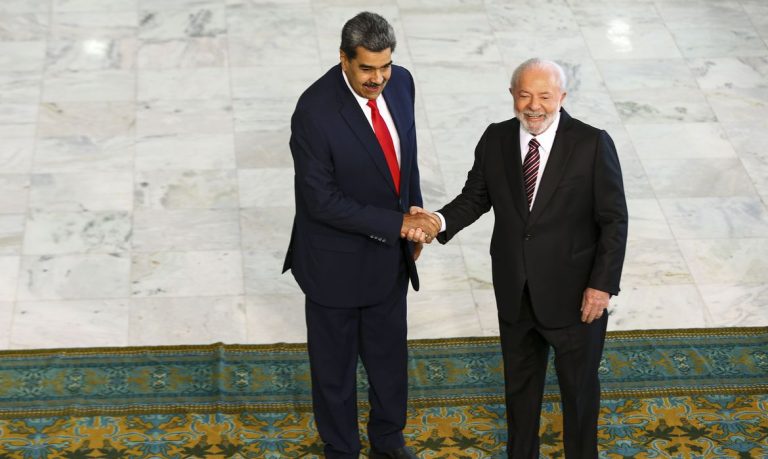 Maduro e Lula no Brasil