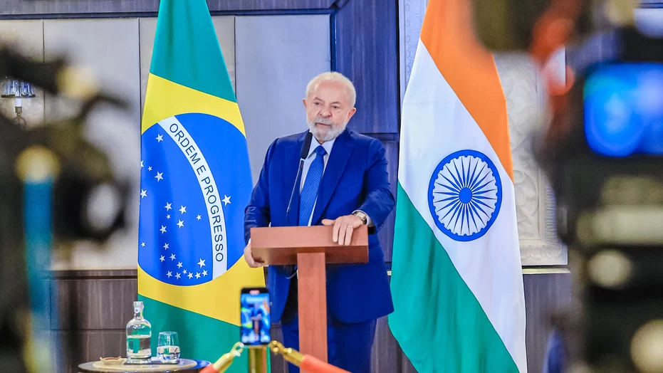 Nova Delhi, Índia, 11.09.2023 - Presidente da República, Luiz Inácio Lula da Silva, concede entrevista coletiva à imprensa em Nova Delhi, Índia, e faz balanço da viagem.