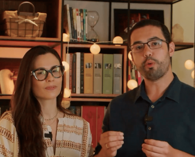 Carol Sponza e Pedro Duarte