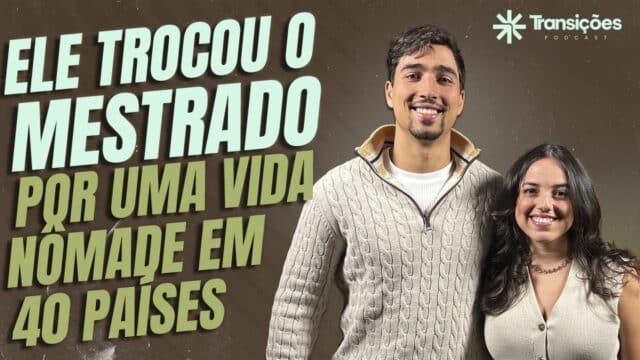 Jovem empreendedor Francisco Litvay no Transições Podcast