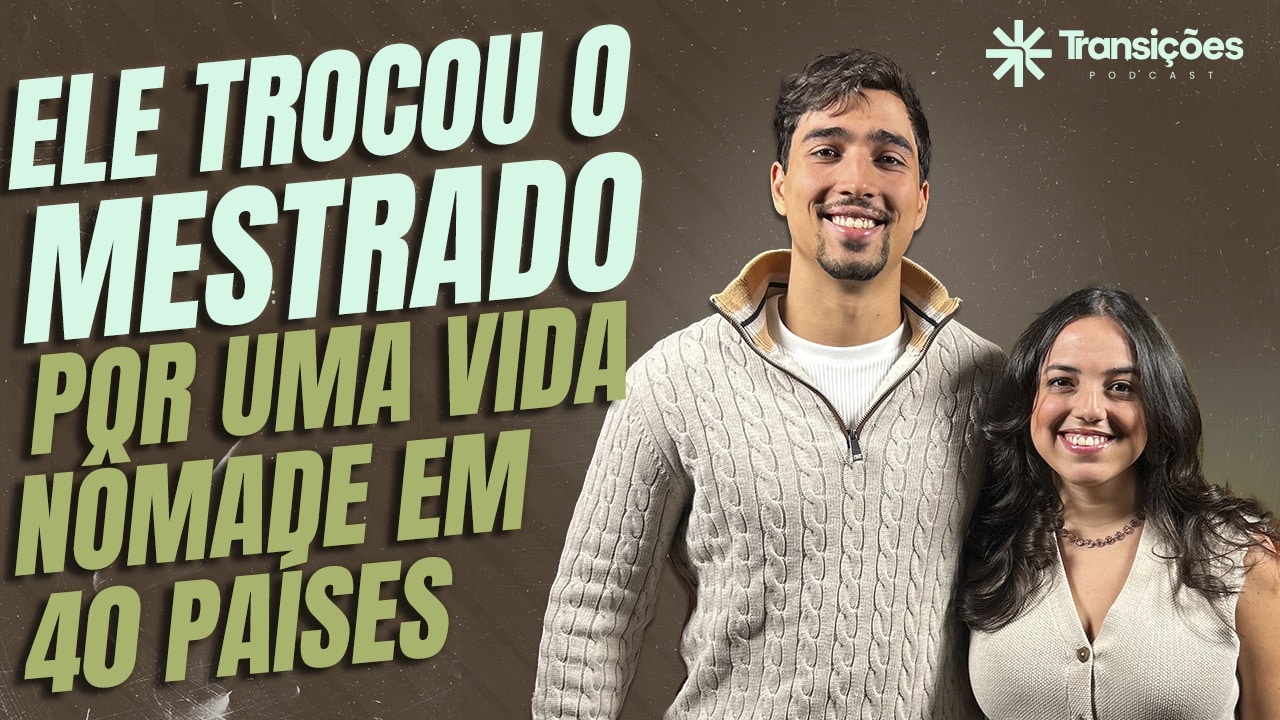 Jovem empreendedor Francisco Litvay no Transições Podcast