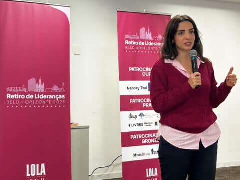 Marcela Trópia no retiro de Lideranças LOLA 2025
